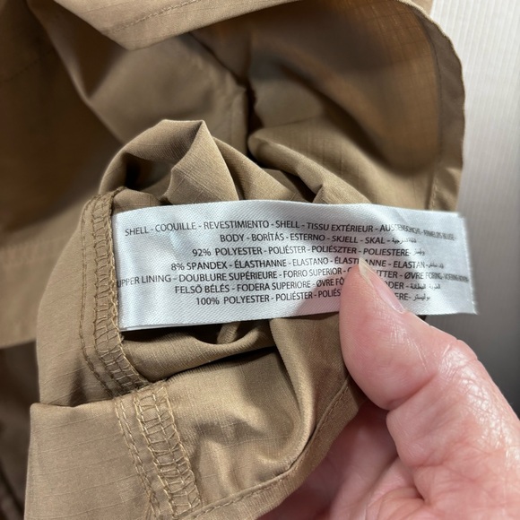 Ariat Rebar Men's Khaki Color Button-Down Shirt - Picture 6 of 13